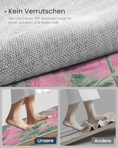 Tapis de jungle tropicale antidérapant et lavable grand format - 6