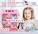 MOLINGXUAN Dollhouse - Cute Style Dollhouse Toy with Light, Slides and Furniture Accessories, Ideal for Collectors and Hobbyists Who Love House Miniatures