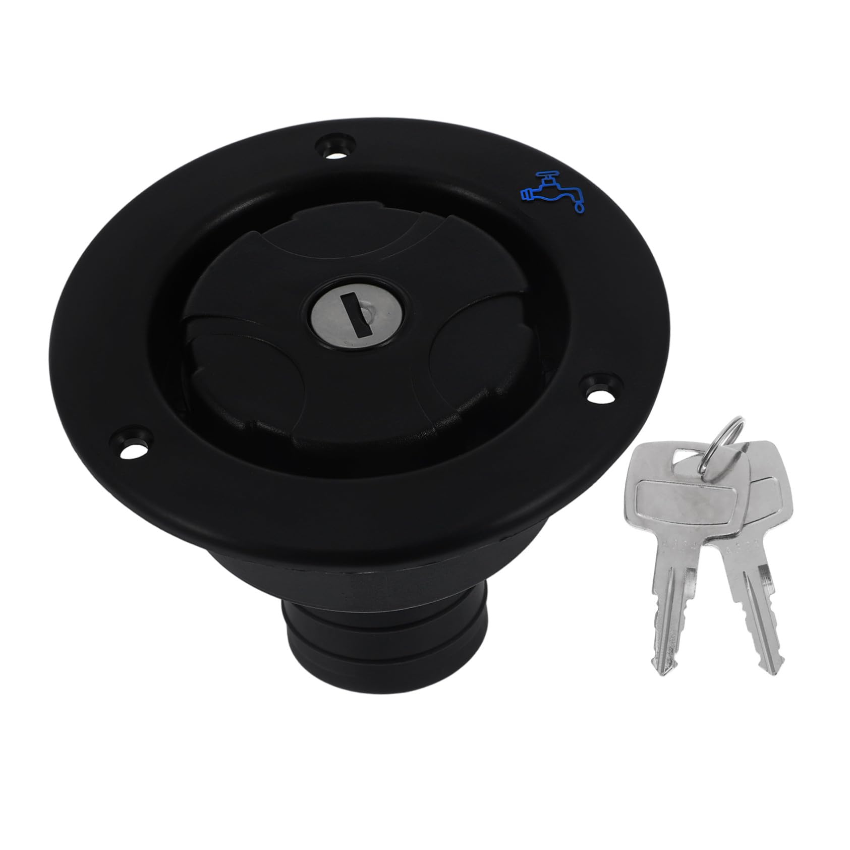 NOLITOY Tapa de Llenado de Agua para Rv Entrada de Agua Dulce para Rv Tapa de Entrada de Escotilla para Autocaravana