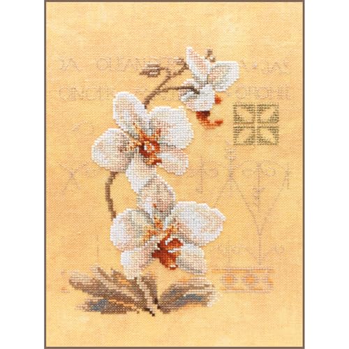 Lanarte Counted Cross Stitch Kit: Three Orchids,...