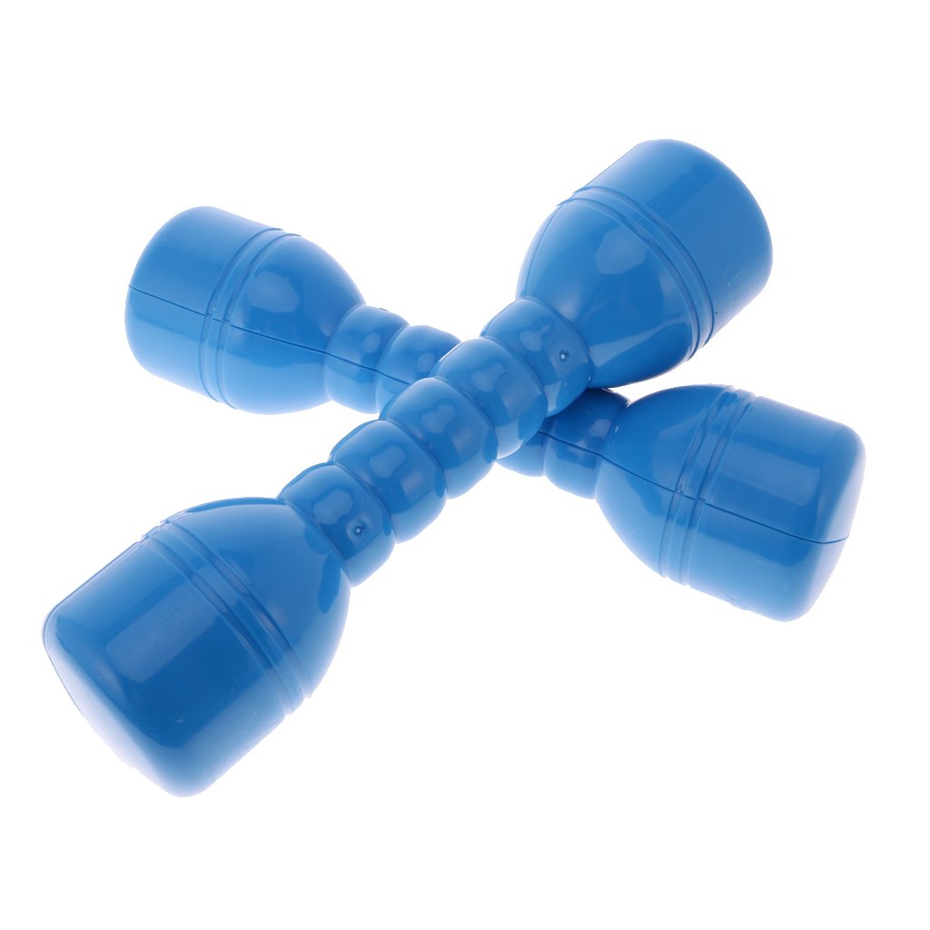 Asia Deals 20cm 1 Pair Plastric Dumbbells Musical Dumbbells Home