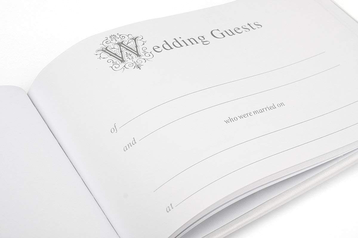 KateMelon Personalized/Custom Engraved Nautical Anchor Charm Wedding Guest Book & Pen Set - Navy Blue