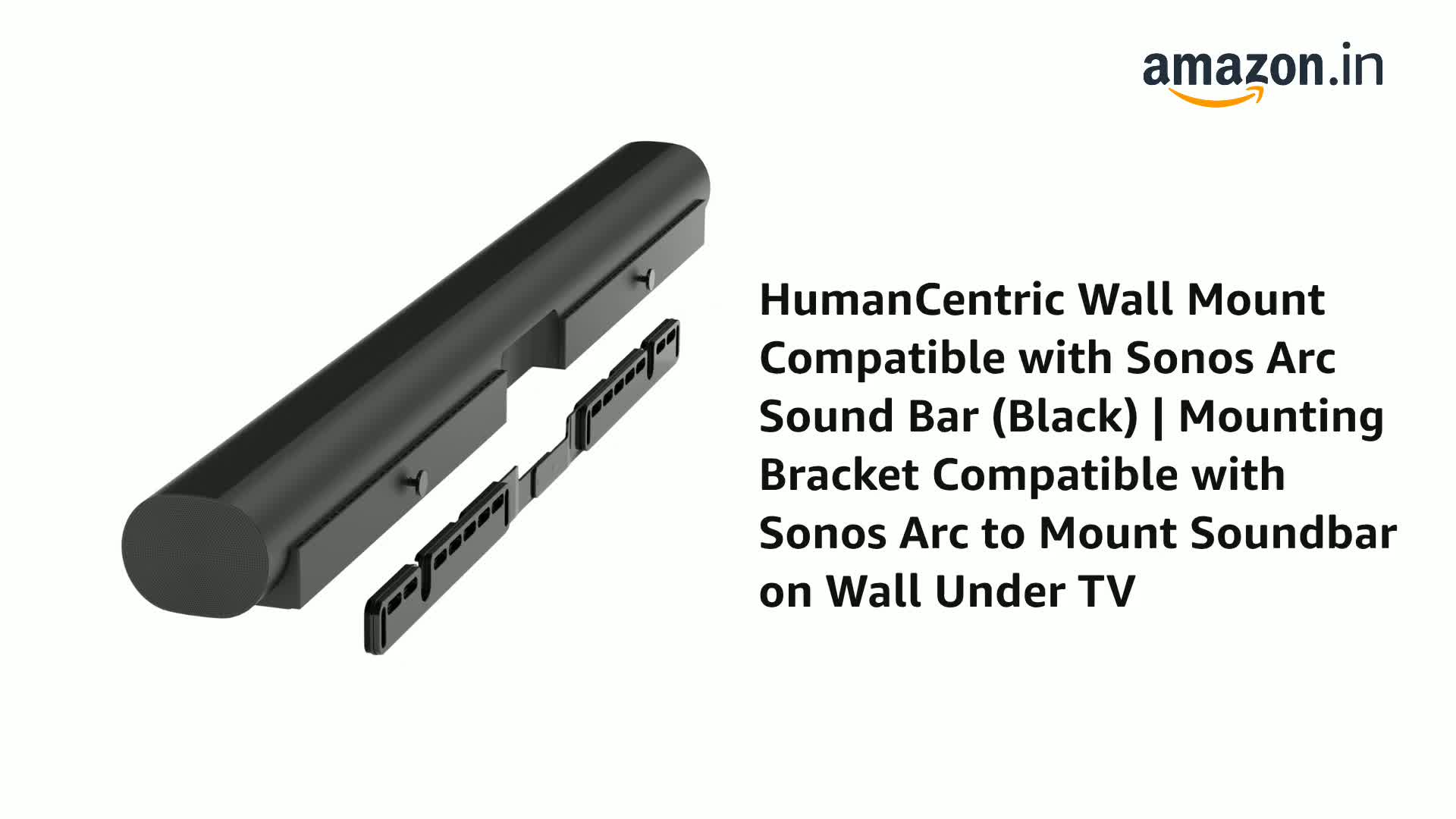 HumanCentric Wall Mount Compatible with Sonos Arc Sound Bar