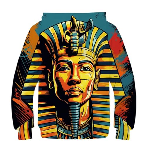 Sweat Le Pharaon impression 3D pull à capuche long pour ado - 2