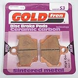 Pastilla de freno Pastilla de freno Gold Fren para moto Yamaha 250 Sr Classic 1996 a 2000 AVG / 21L