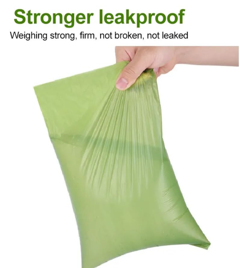 Dog Poop Bags 16 rolls total 240 bags, extra strong, durable, extra large, fully compostable, unscented, compatible with all dispensers - Image 4
