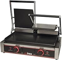 Vista 2 de Winco Prensa de parrilla de sándwich de grado comercial individual