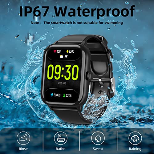 Tamispit Smart Watch (Answer/Make Call), 1.96 Inch Fitness Tracker Watch With Step Calorie Counter, 110+ Sports Modes Ip67 Waterproof, Smartwatch For Men Women Bluetooth Watch Compatible With Android Iphone Ios thumb #6