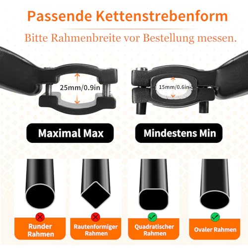 Fahrradständer für E-Bike Sunfatt 24-29 Zoll mit Anti-Rutsch Design