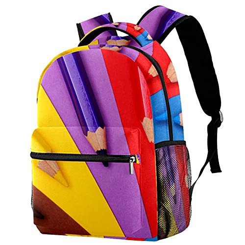 Sac à dos pingouin grande capacité au design multicolore unique