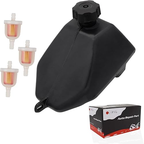 Miniatura 7 de FLYPIG Tanque de gasolina con tapa para 50cc 70cc 90cc 110cc 125cc 4 tiempos ATV 4 ruedas Quad SUNL Roketa Kazuma TaoTao Dirt Bike