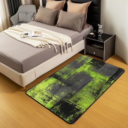 Tapete Erosebridal Verde Lima 100x150 cm Antideslizante miniatura 3