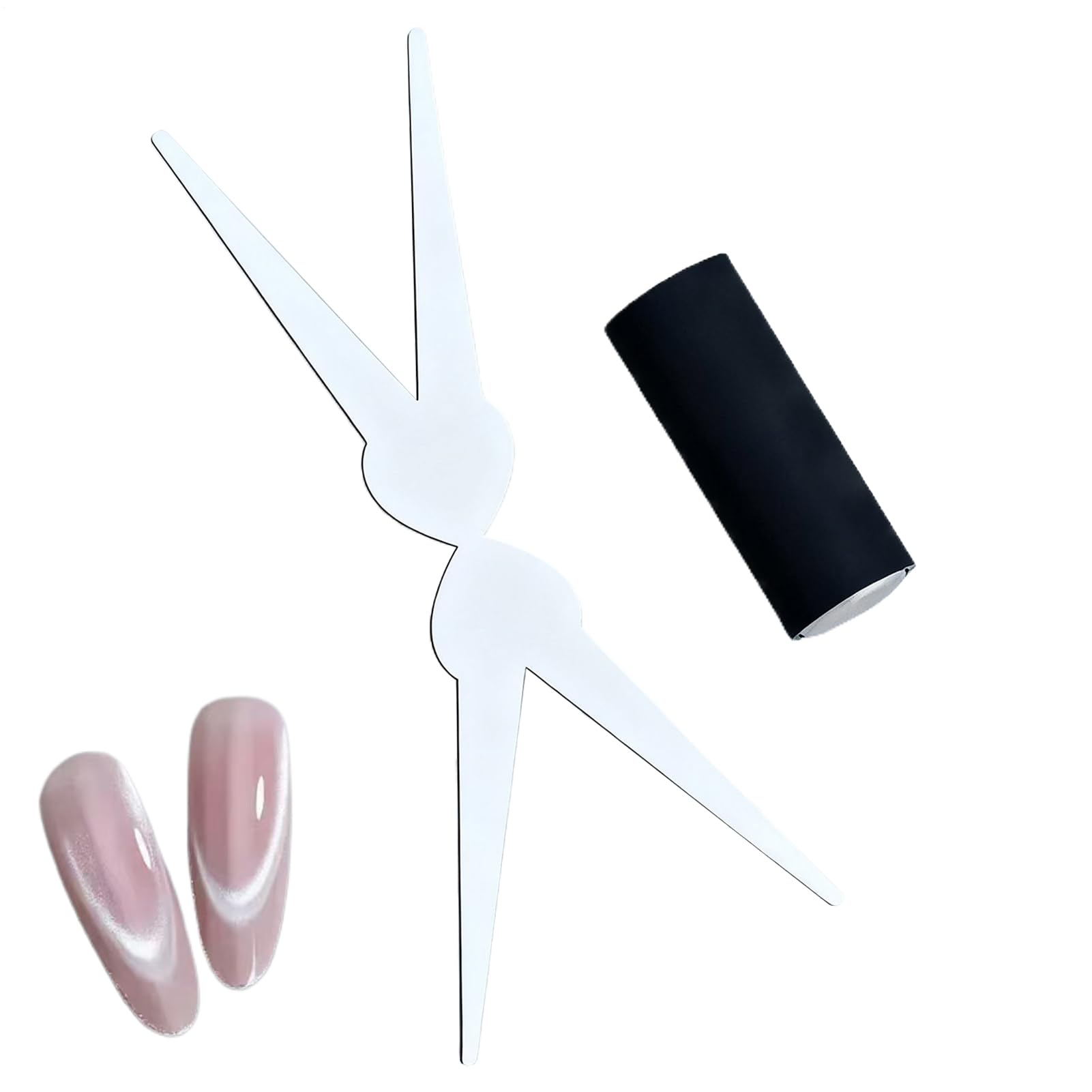 Magnete per Smalto | Doppia Testa Portatile per Unghie | Strumento Magnetico Manicure - Per Principianti Party Casa Studio Viaggio