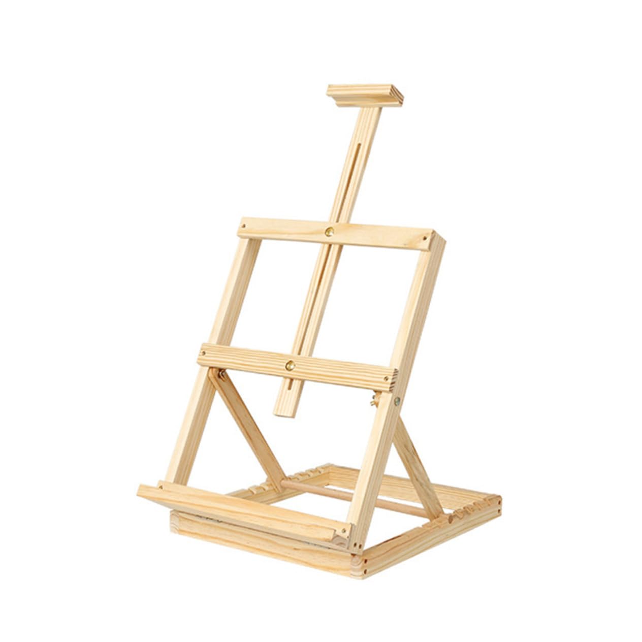 Homoyoyo Holz Staffelei Tischstaffelei aus Pine Verstellbar Stabiler Ständer für Bilder Poster Hochzeit Indoor Outdoor Nutzung Vielseitiger Präsentationsständer