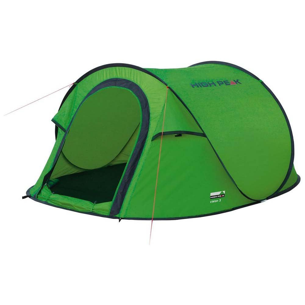 High Peak Vision 3 Tienda, Verde/​Camuflaje, 235 x 180 x 100 cm