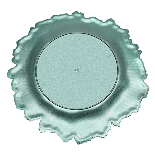 24 Platos Redondos de Plástico Reutilizables 12.6" miniatura 5