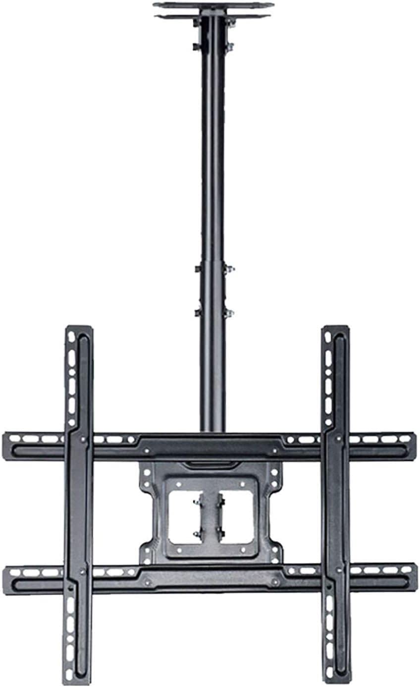 Soporte de techo ajustable para televisores LED de 40 y 70 pulgadas, diseño ultra delgado con ajuste de altura telescópico y rotación de 30°, soporta hasta 40 kg de soporte de TV incluido