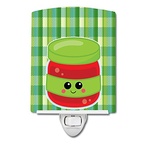 Lámpara de mesa de noche de cerámica multicolor 6x4x3 miniatura 1