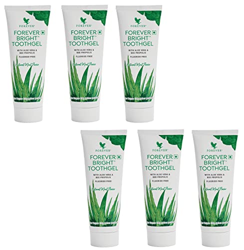 Forever Living Products Pasta dental brillante, cuidado bucal, 130 g (paquete de 6)