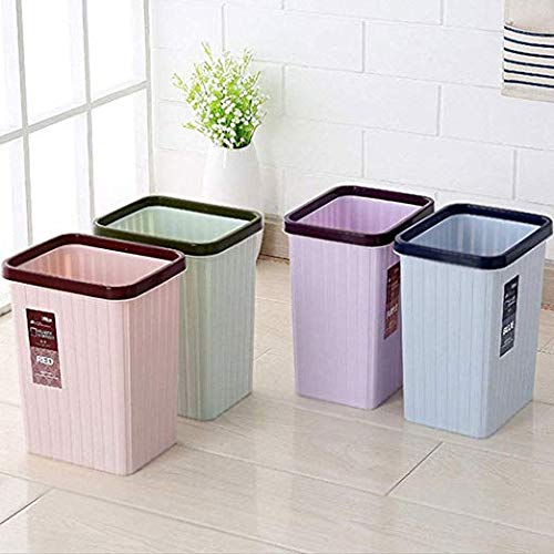 Poubelle cuisine 12L et corbeille salle de bain lot de 4 de maison