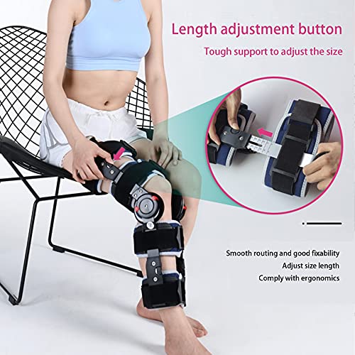 Image of ROM Stabilizing Knee Brace for Arthritis ACL and PCL Meniscus Tear Surgery Recovery from Arthritis Cartilage Repair Joint Pain ​Medial or Lateral Degeneration Leg Stabilizer,Left