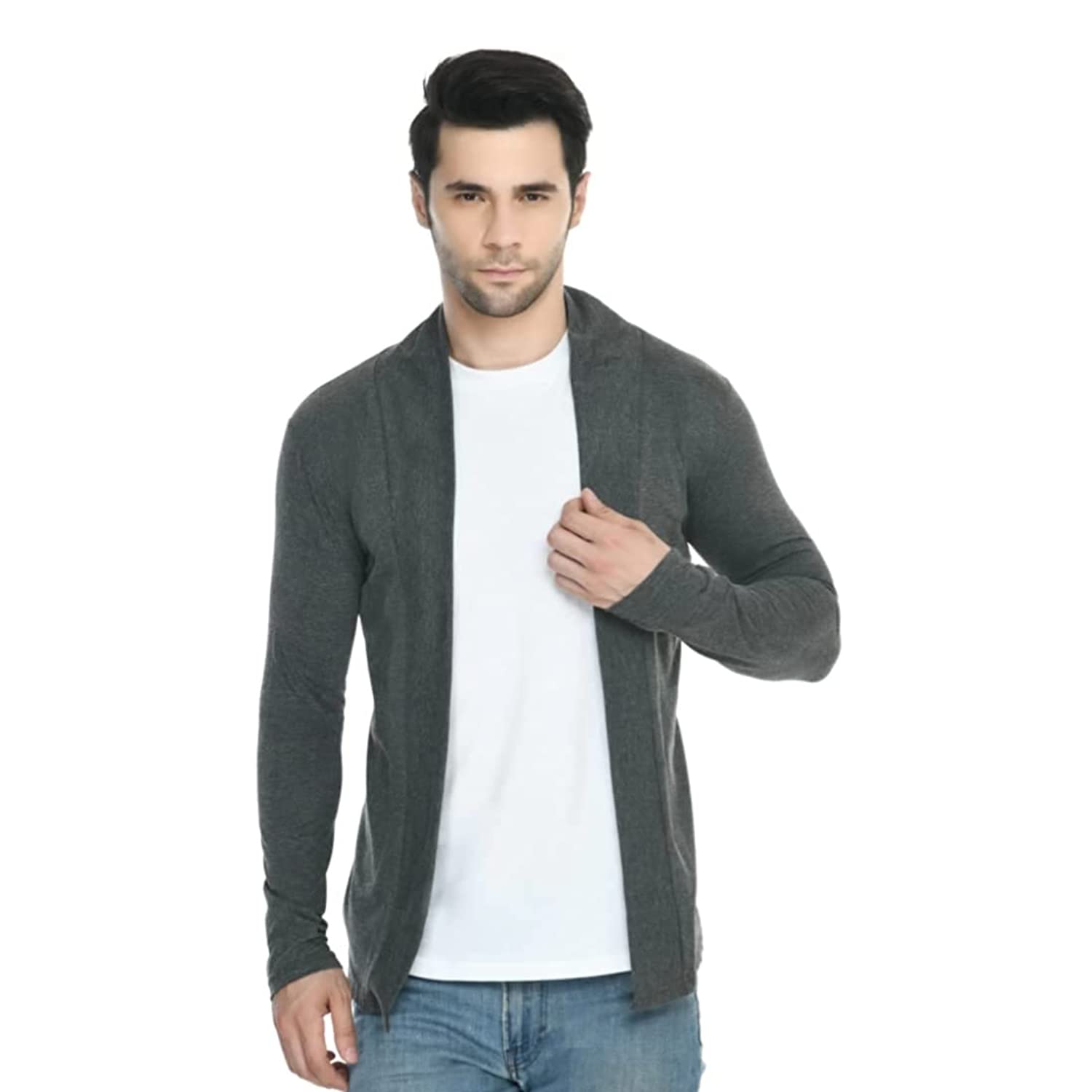 nemo fashion Premium Men's Cotton Open Shrug | Full Sleeve Cotton Open Long Cardigan for Men | Best for Casual Wear, Fashion Wear.-picture-31