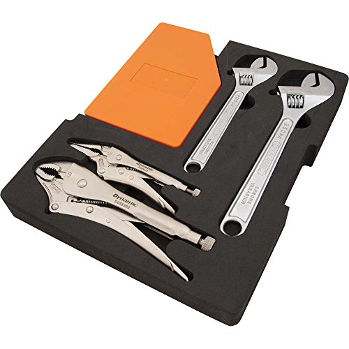 Set de llaves hexagonales, pinzas y llaves ajustables con bandeja miniatura 2