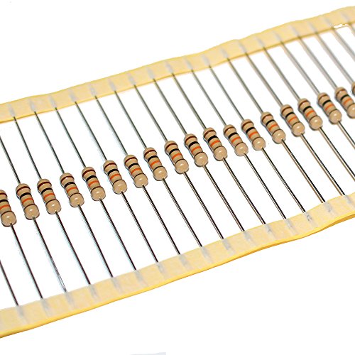 20 resistencias de carbono de 2,7 ohmios, 1 W +/- 5 %.