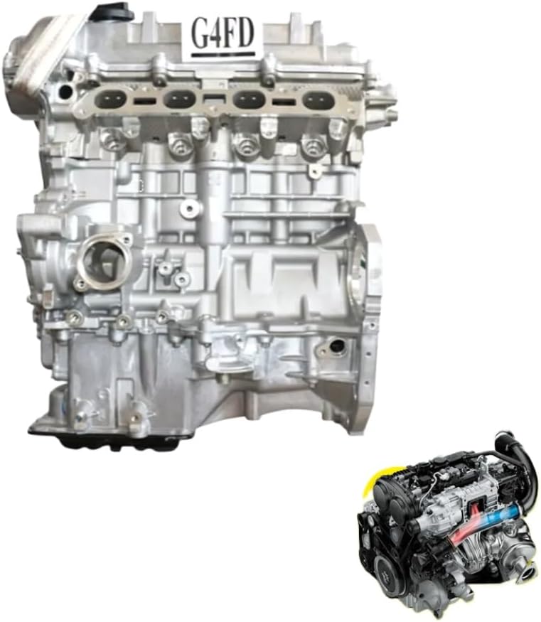 Engine Long Block Assembly 1.6 L G4FD Compatible With Tucson Accent Sonata Soul Optima Rio 1.6L GAS 12-19