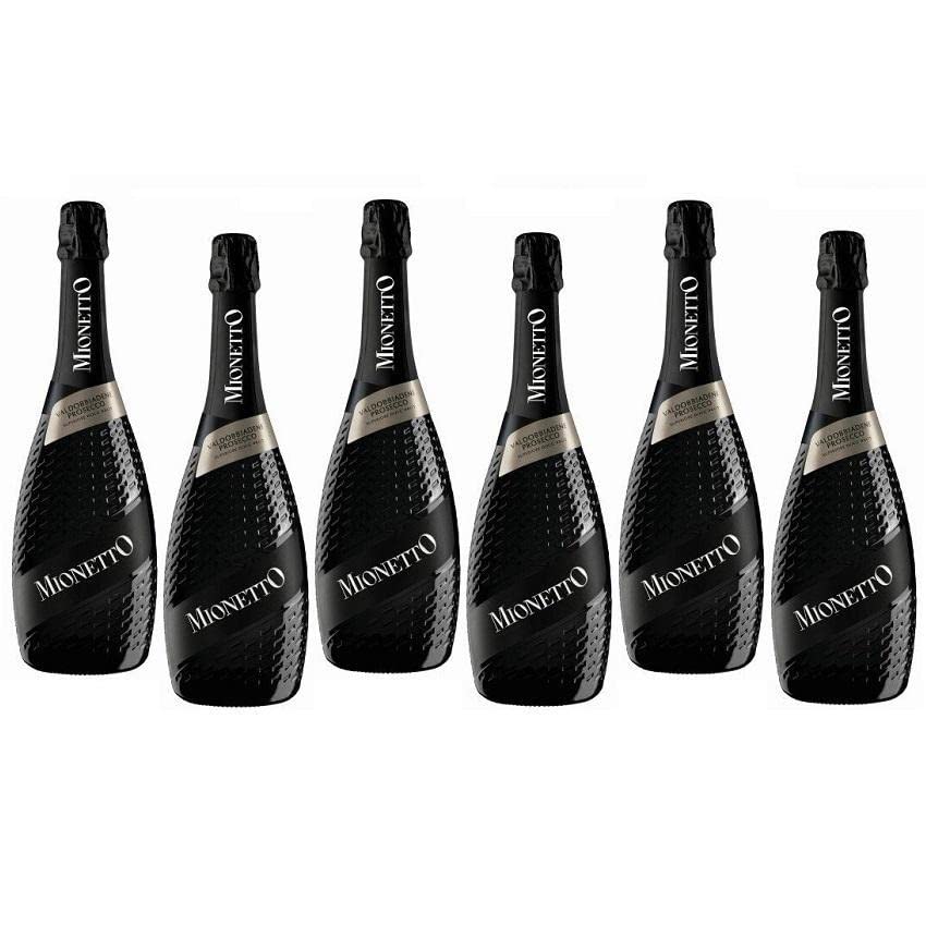 MIONETTO VALDOBBIADENE PROSECCO SUPERIORE DOCG BRUT LUXURY 75 CL 6 BOTTIGLIE