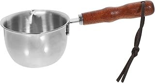 Electric Cheese Melting Pan Stainless Steel Pot for Oil Heat-resistant Non-slip Handle