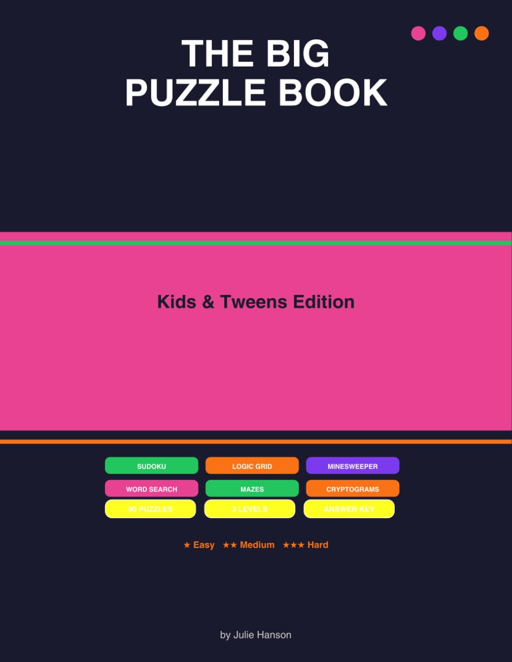 The Big Puzzle Book: Kids and Tweens Edition