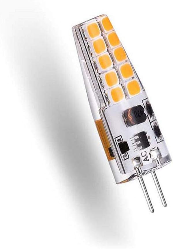 5W G4 LED Light Bulbs(8 Pack) AC/DC 12V Bi-Pin Base Ceiling Recessed Puck Light Bulb LED Replacement Halogen Bulb 50W Equivalent,360 Degree Beam Angle,6000K Daylight White