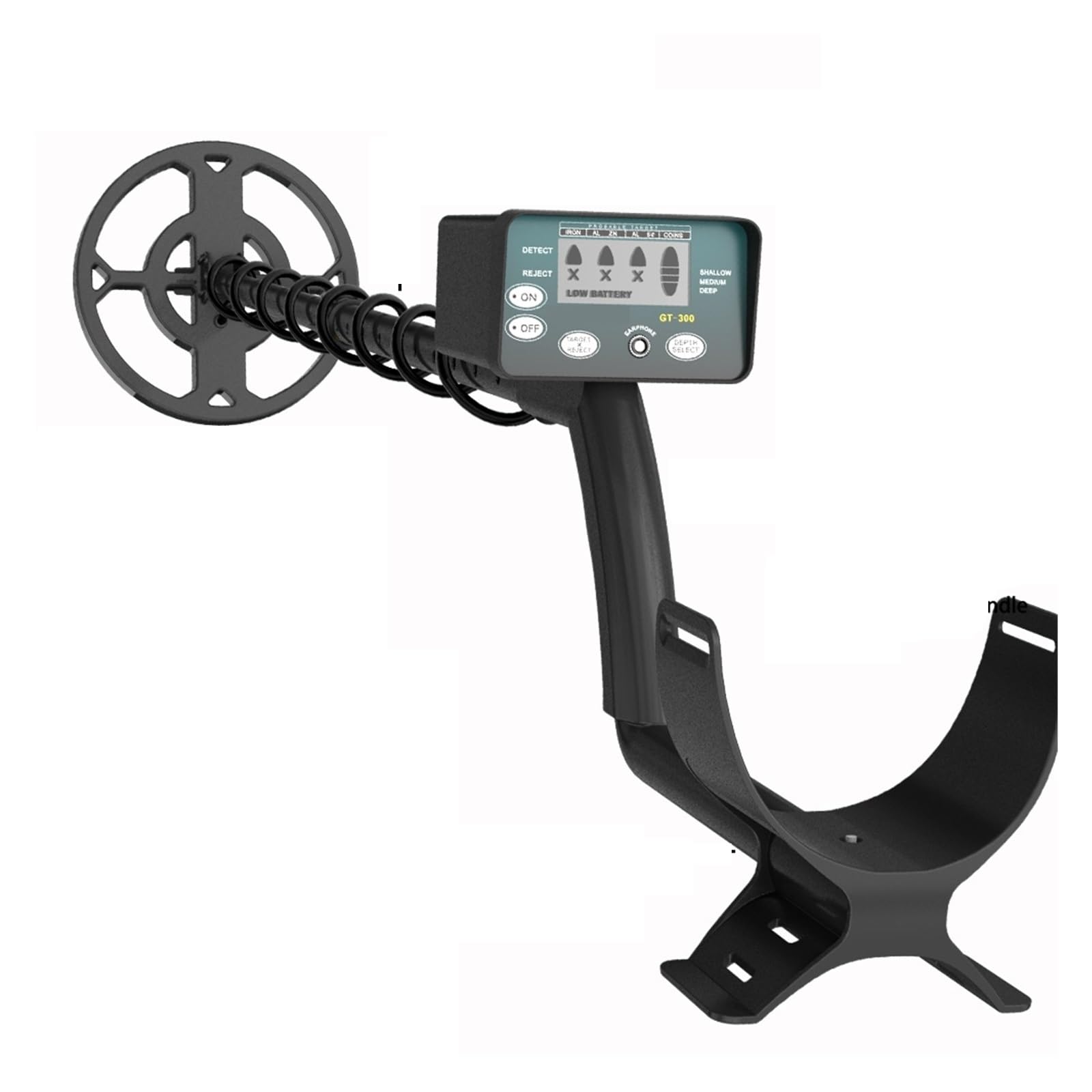 JKJZSALJ Gt300 Metal Detector High Sensitive Underground Pinpointing Adjustable Tracker Waterproof Ip68 High Accuracy