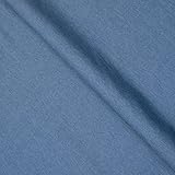 Denim 60' (153cm) Wide Sold Per Metre (Per Metre, Washed Light Blue)