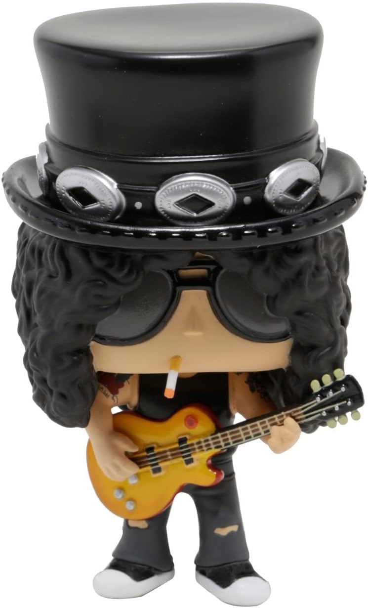 Funko Guns N' Roses - Slash Pop! Rocks Vinyl Figure (Bundled with Compatible Pop Box Protector Case)