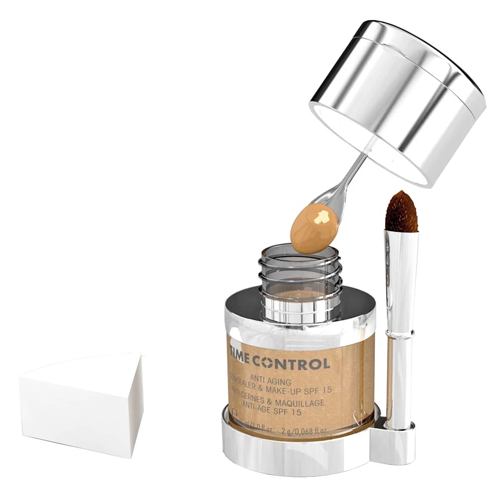 Time Control Anti Aging Make-up + Concealer; être belle Cosmetics; feuchtigkeitsspendender Concealer + Anti-Aging Make-up in TC Nude Cream