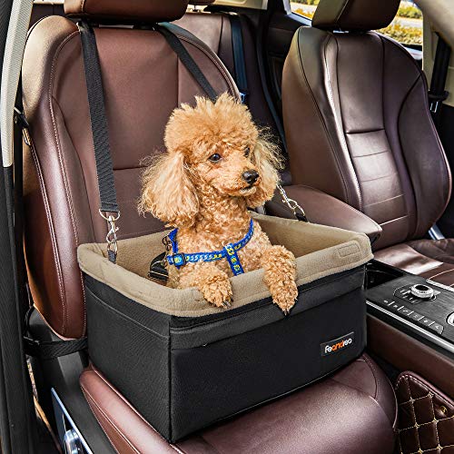 Buying Guide FEANDREA Dog Car Seat, Pet Booster Seat for Small Dogs