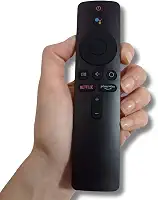 Controle Remoto com Comando de Voz Compatível com MiBox, Mi Stick TV, XMRM-00A, XMRM-00AB1, MiBox, 4A, 4S, 4X, 4K, Ultra HD, Android TV, S BOX, Google Assitent