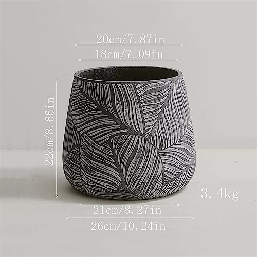Pot de fleur en ciment petit modèle pour plantes vertes