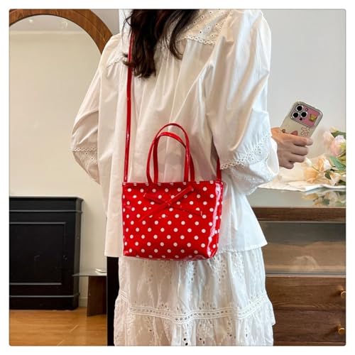 Bolso tote pequeño polka dot para mujer miniatura 4