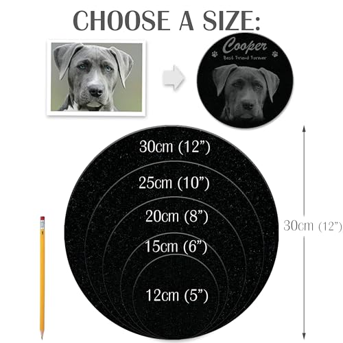 Image of ADFSTONE Pet Memorial Stones Personalized Dog Remembrance Gifts, Customized Cat Picture Grieving Plaque, DIY Gravestone, Custom Sympathy Photo Gift, Animal Grave Markers