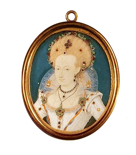 Toile Reine Anne du Danemark Nicholas Hilliard 50x70cm, oubliez les posters en papier fragiles