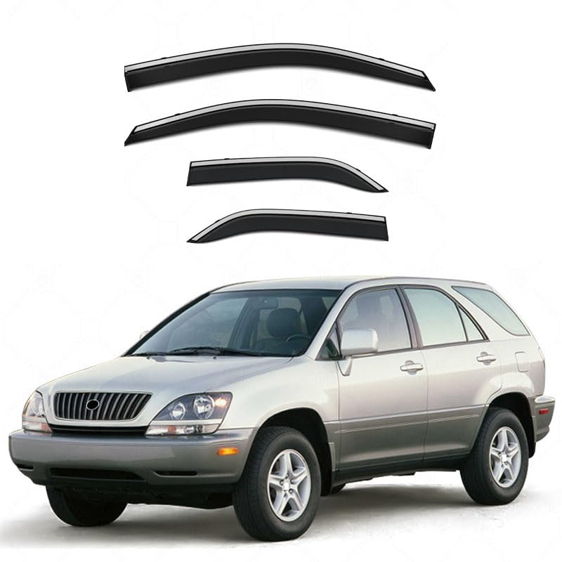 Déflecteurs de vent de voiture pour Lexus RX 1998-2003 pare-pluie