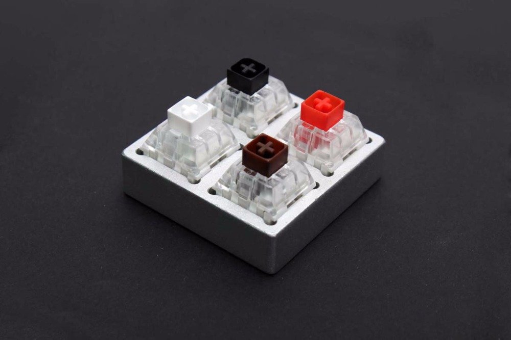 Commerci all'ingrosso 10 pcslot SMD 3 pin Kailh Box Switch IP56 Impermeabile Compatibile Cherry MX Switch (interruttore bianco