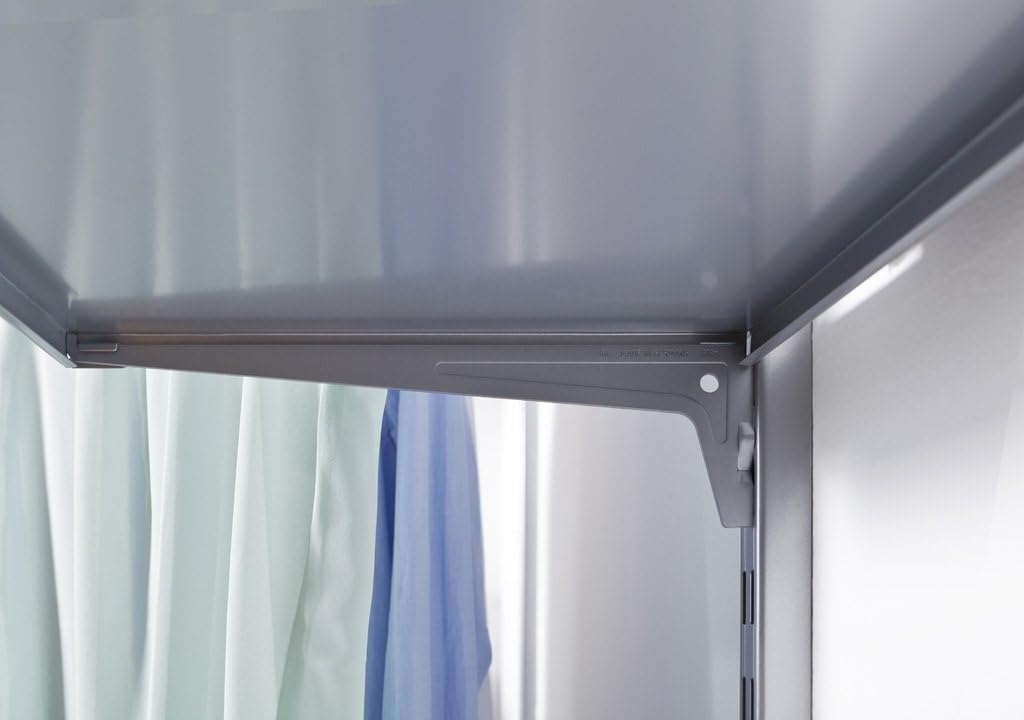 Element System Pro-Support Bracket Single Row, Pack of 2, 7 cm, 3 Colours, Length 35 cm, Wall Shelf, White, 18133–00012
