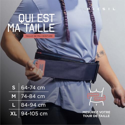 PICSIL Ceinture lombaire Lockpro, idéal pour Powerlifting, Squats, Deadlifting, Haltérophilie, Conçu pour le sportif de haut niveau, 2 couleurs, 4 tailles – Image 6