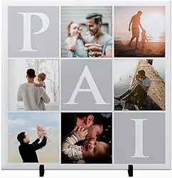 Presente Para Pai Aniversário Personalizado com Fotos Família e Filhos