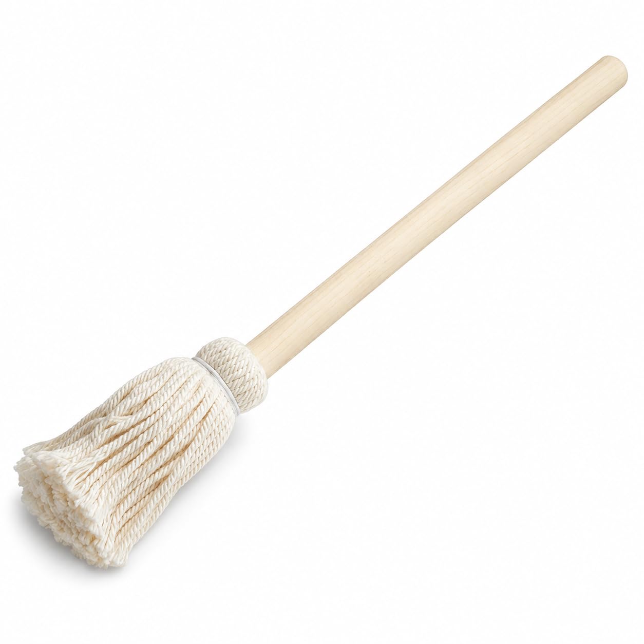 12 Inch BBQ Brush Mop by Glownary – 12 Inch, Wood, Beige, Model 40712bbqbrsh