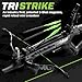Barnett Demun Tri-Strike Mini Crossbow - Compact Break Action Pistol Crossbow, 3-Shot Magazine, Flip Down Foregrip, Precision Sights - 180fps, 7in Bolts, 5 Bolts Included